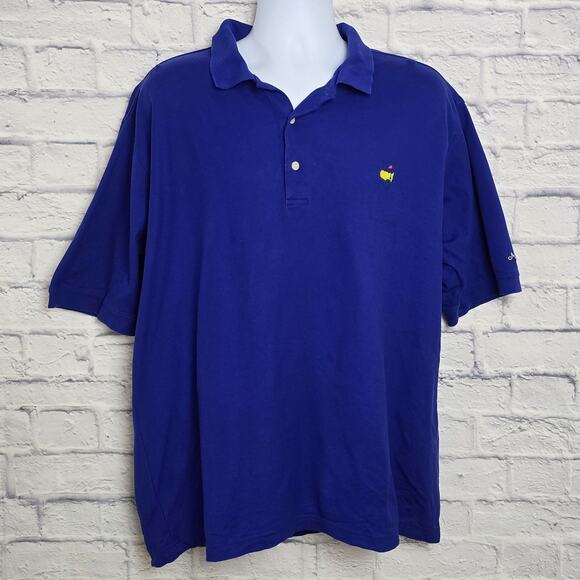 Masters Collection Shirt Mens Size XL Blue Golf Logo Polo - Picture 1 of 16